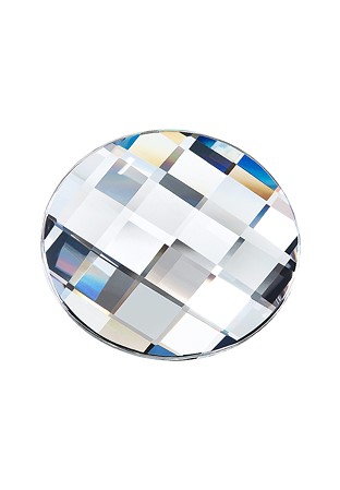 Preciosa Flat Back Chessboard Circle MAXIMA(438 11 302)-Crystal
