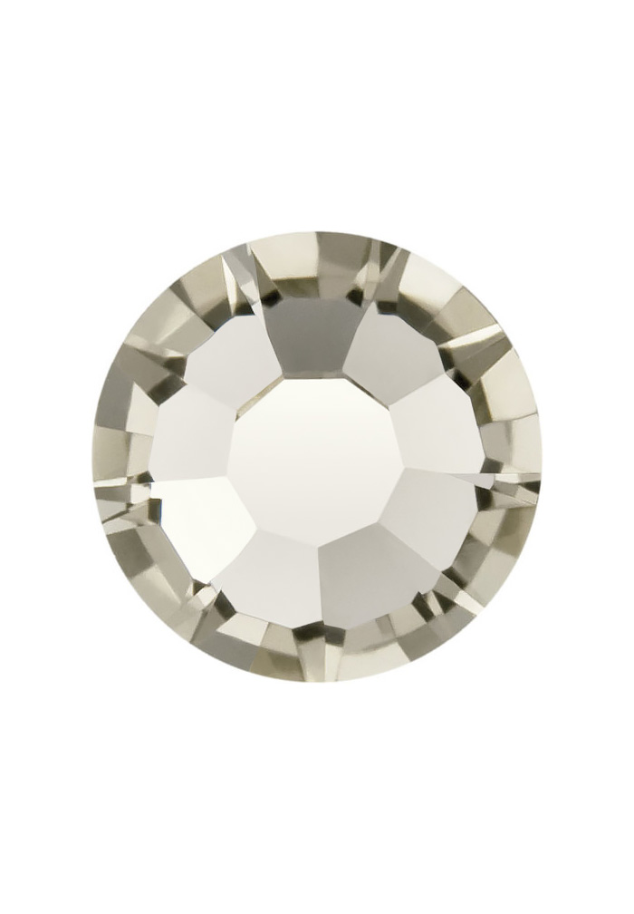 Preciosa FlatBack VIVA12 (438 11 612)-Black Diamond