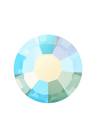 Preciosa FlatBack VIVA12 (438 11 612)-Chrysolite Opal AB