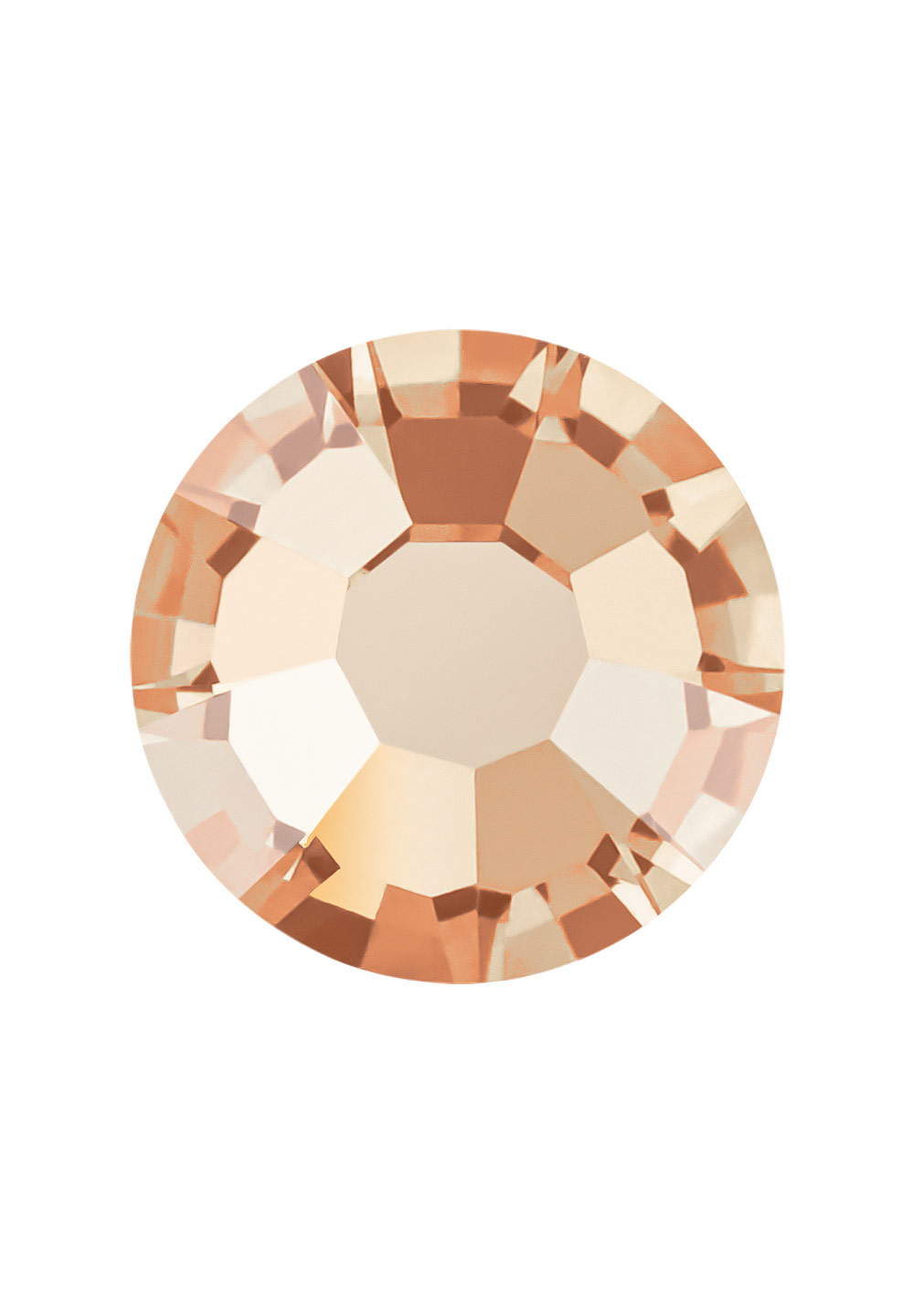 Preciosa FlatBack VIVA12 (438 11 612)-Crystal Golden Honey