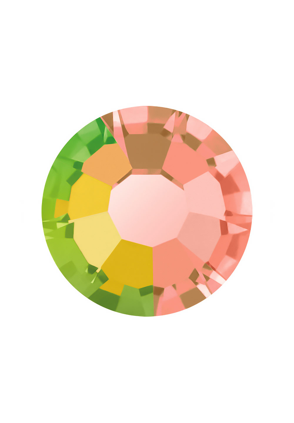 Preciosa FlatBack VIVA12 (438 11 612)-Crystal Vitrail Medium