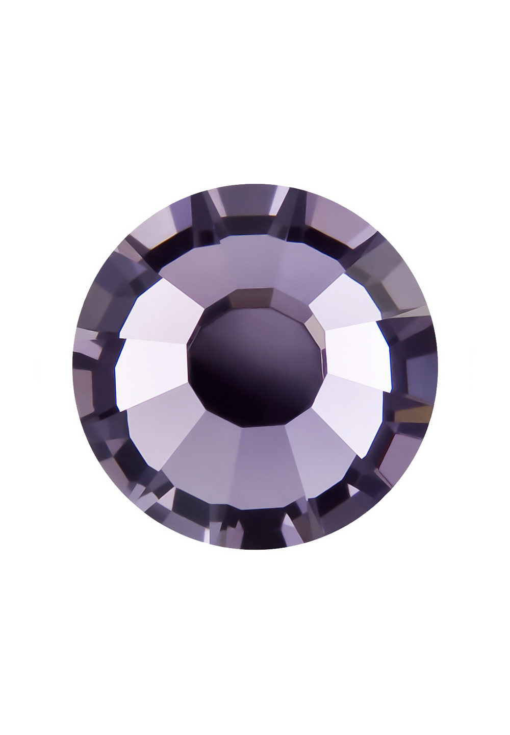 Preciosa FlatBack VIVA12 (438 11 612)-Smoked Amethyst