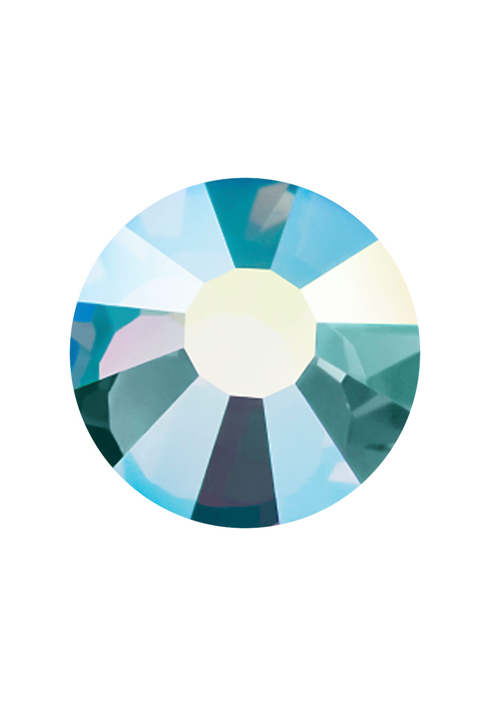 Preciosa FlatBack VIVA12 (438 11 612)-Smoked Sapphire AB