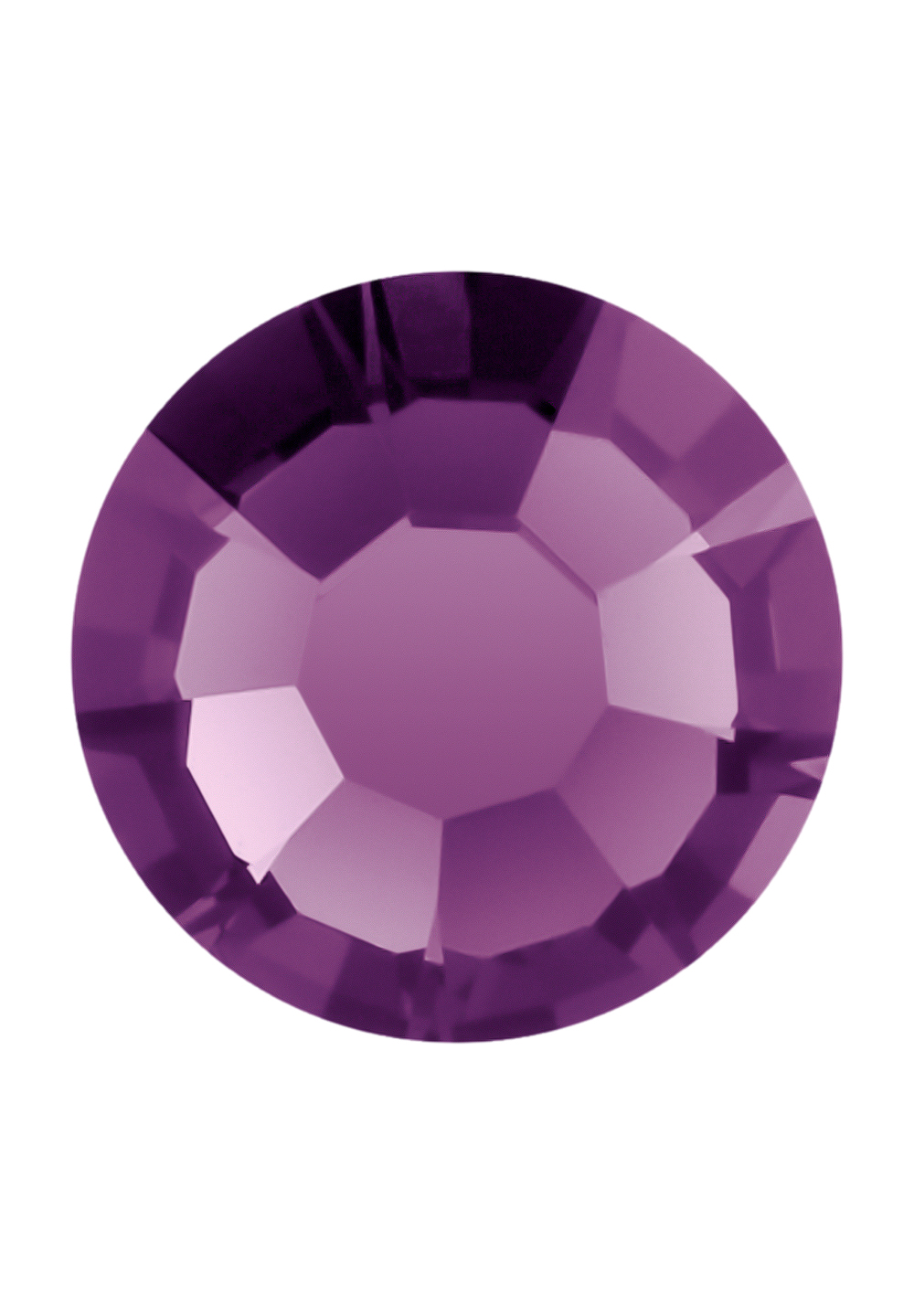 Preciosa Flat Back MC Chaton Rose MAXIMA (ART. 438 11 618)-Amethyst