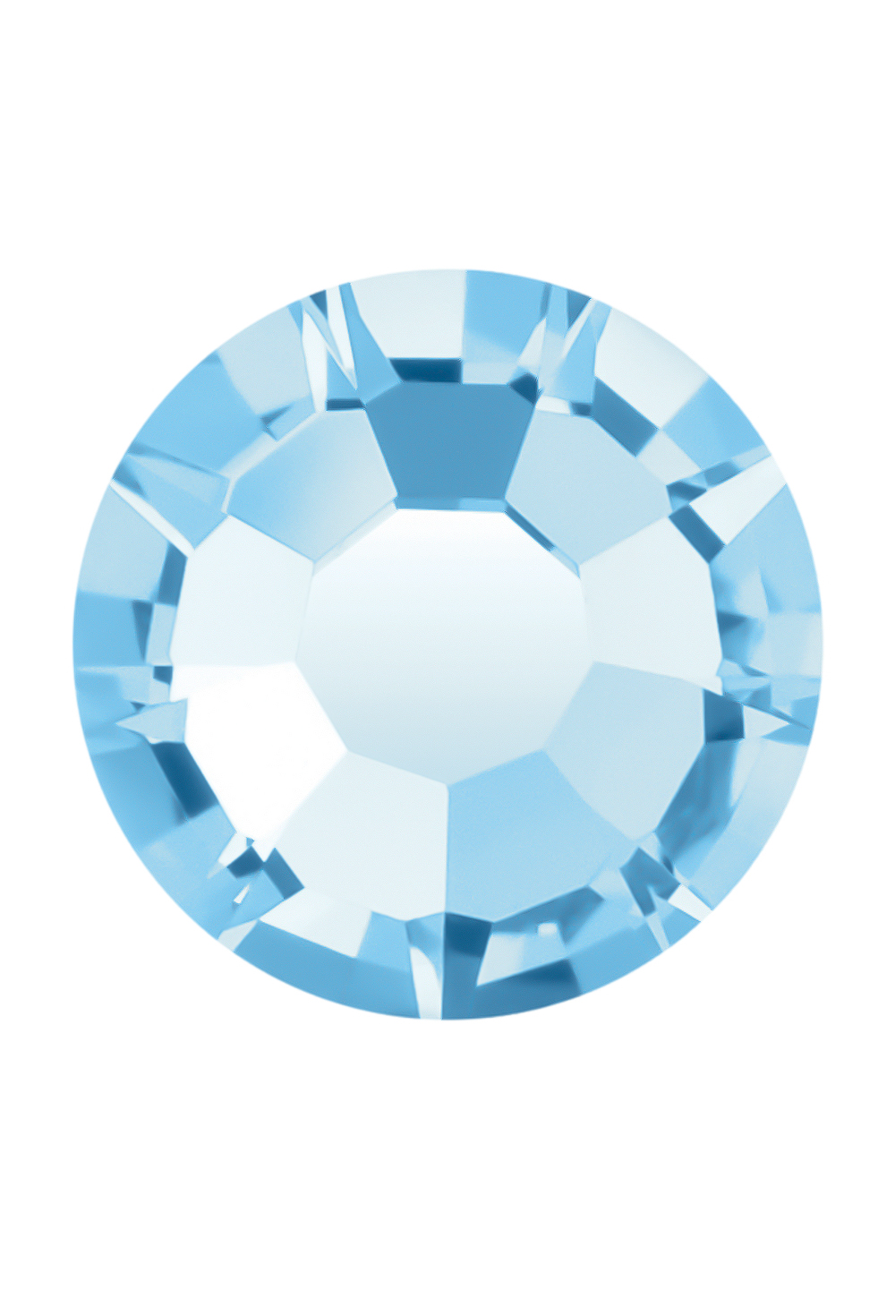 Preciosa Flat Back MC Chaton Rose MAXIMA (ART. 438 11 618)-Aquamarine