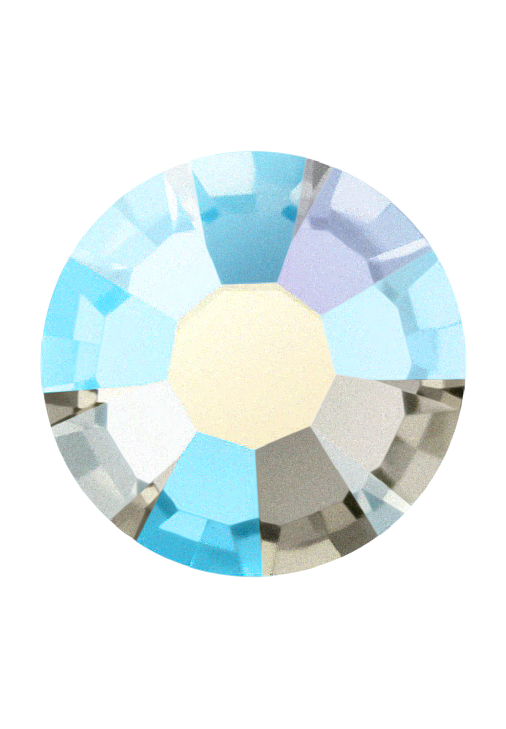 Preciosa Flat Back MC Chaton Rose MAXIMA (ART. 438 11 618)-Black Diamond AB