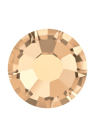 Preciosa Flat Back MC Chaton Rose MAXIMA (ART. 438 11 615)-Crystal Honey