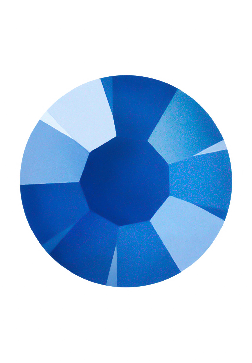 Preciosa Flat Back MC Chaton Rose MAXIMA (ART. 438 11 618)-Crystal Neon Blue