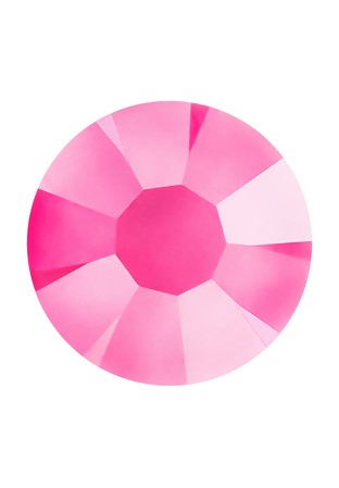 Preciosa Flat Back MC Chaton Rose MAXIMA (ART. 438 11 615)-Crystal Neon Pink