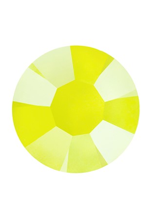 Preciosa Flat Back MC Chaton Rose MAXIMA (ART. 438 11 615)-Crystal Neon Yellow