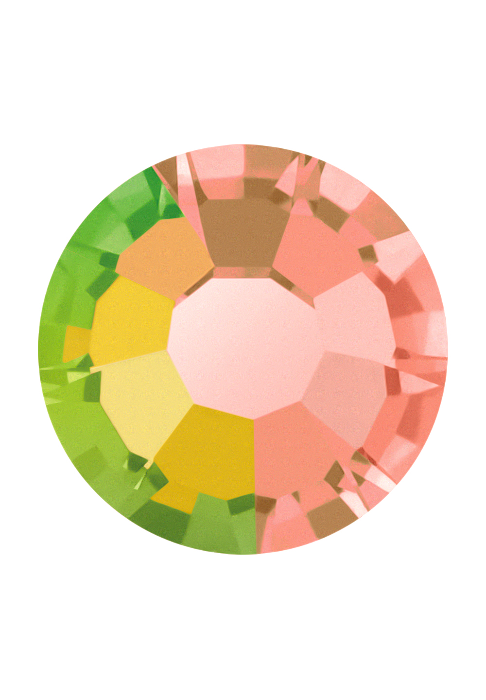 Preciosa Flat Back MC Chaton Rose MAXIMA (ART. 438 11 618)-Crystal Vitrail Medium