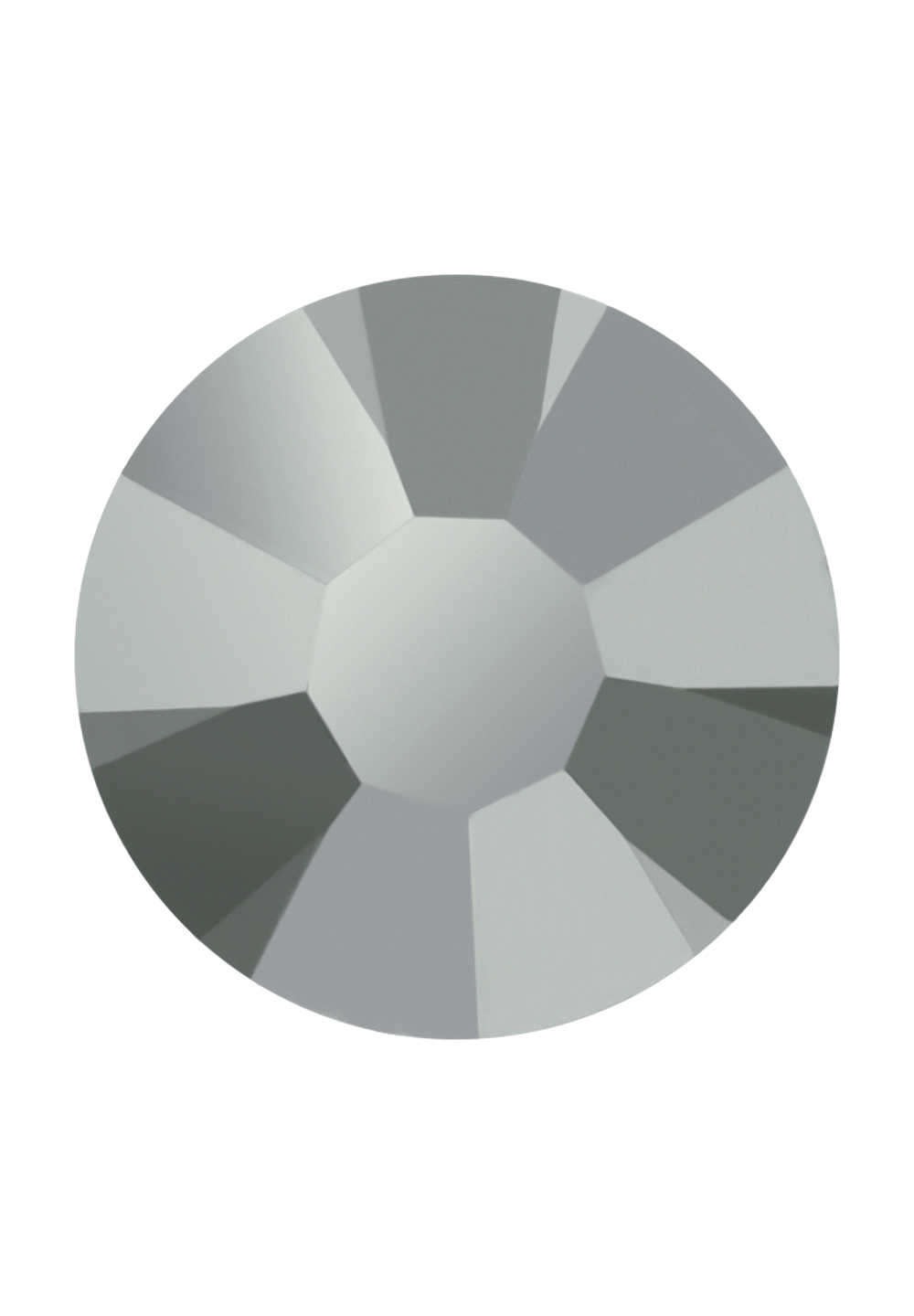 Preciosa Flat Back MC Chaton Rose MAXIMA (ART. 438 11 618)-Jet Silver Flare