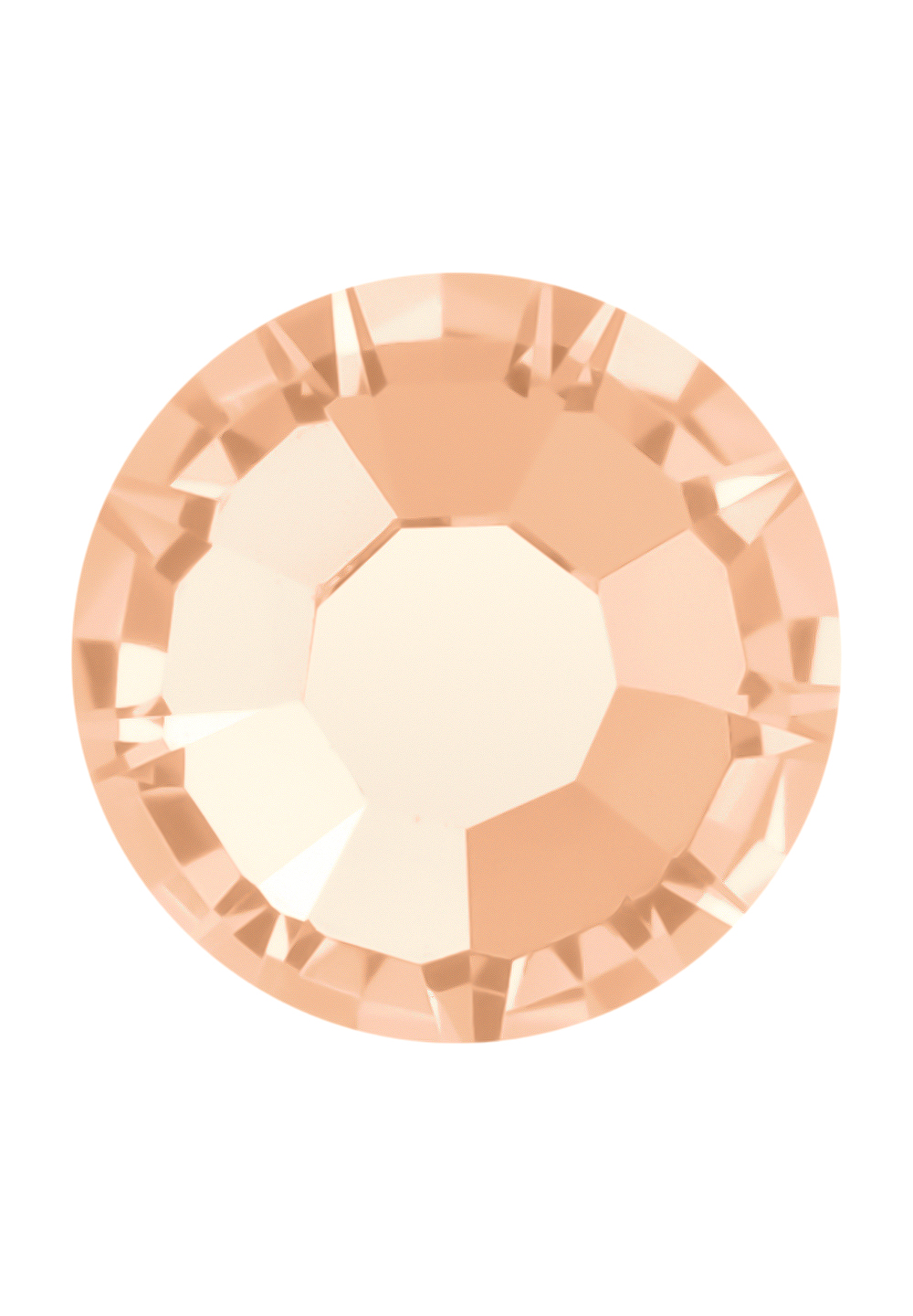 Preciosa Flat Back MC Chaton Rose MAXIMA (ART. 438 11 618)-Light Peach