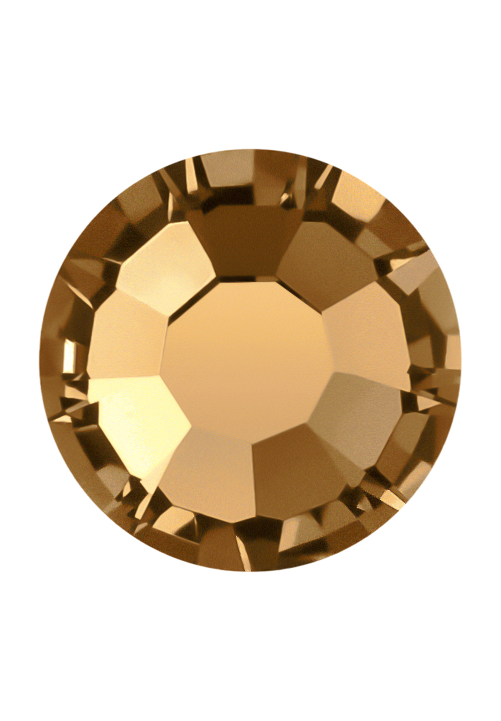 Preciosa Flat Back MC Chaton Rose MAXIMA (ART. 438 11 618)-Smoked Topaz