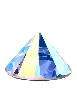 Preciosa Flat Back Spike Cone MAXIMA(438 11 616)-Crystal AB