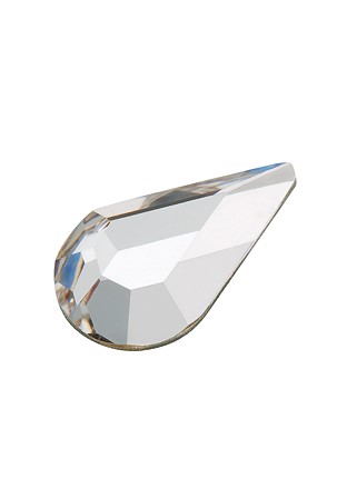 Preciosa FlatBack Pearshape (438 15 110)-Crystal