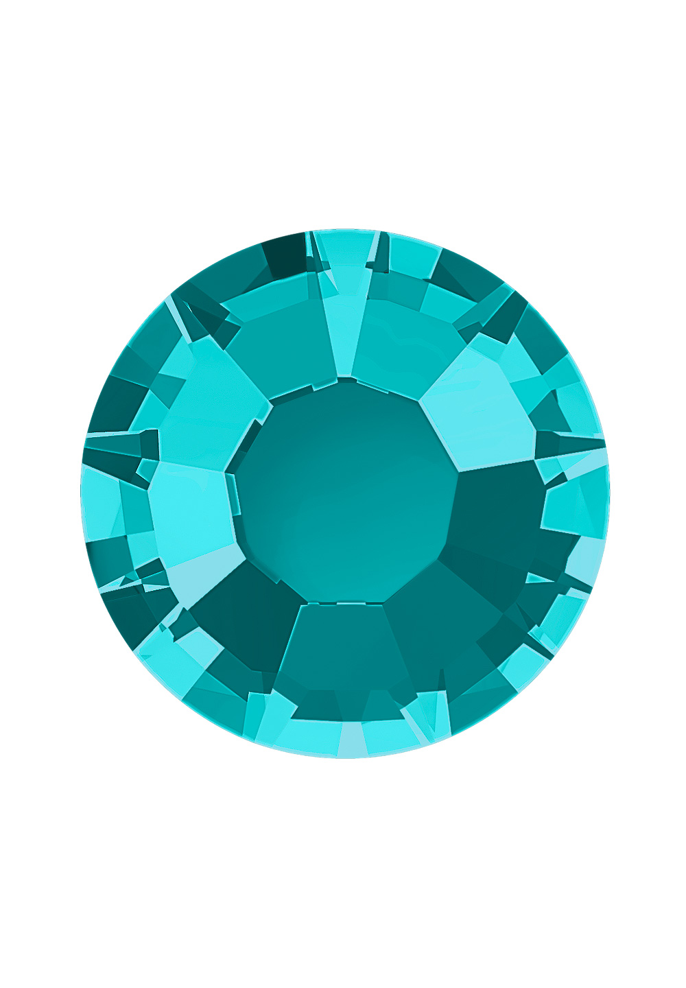 Lumilux Flat Back F093-Blue Zircon