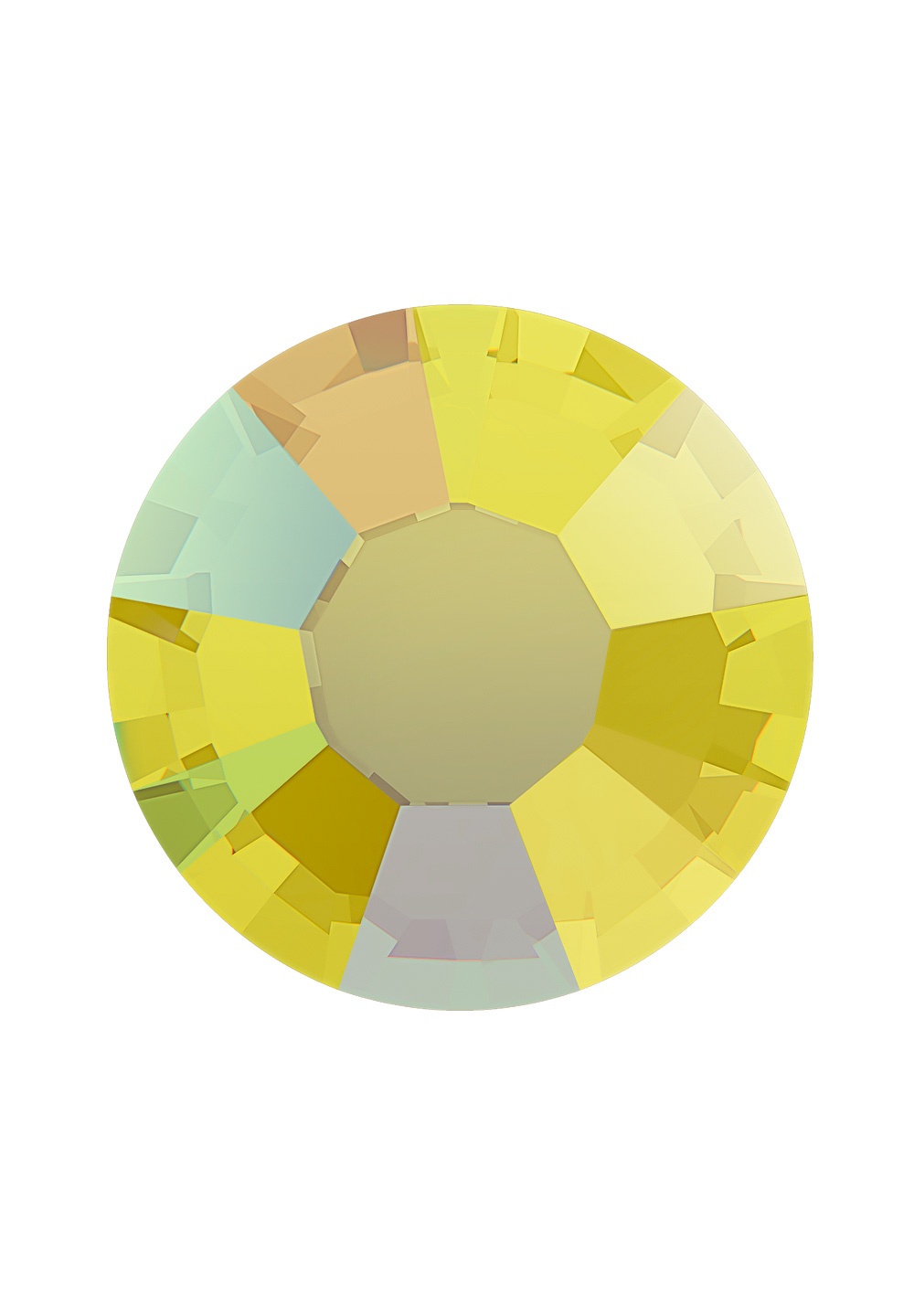 Lumilux Flat Back F093-Citrine AB