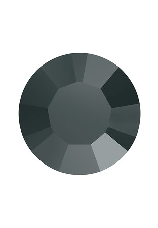Lumilux Flat Back F093-Jet Hematite