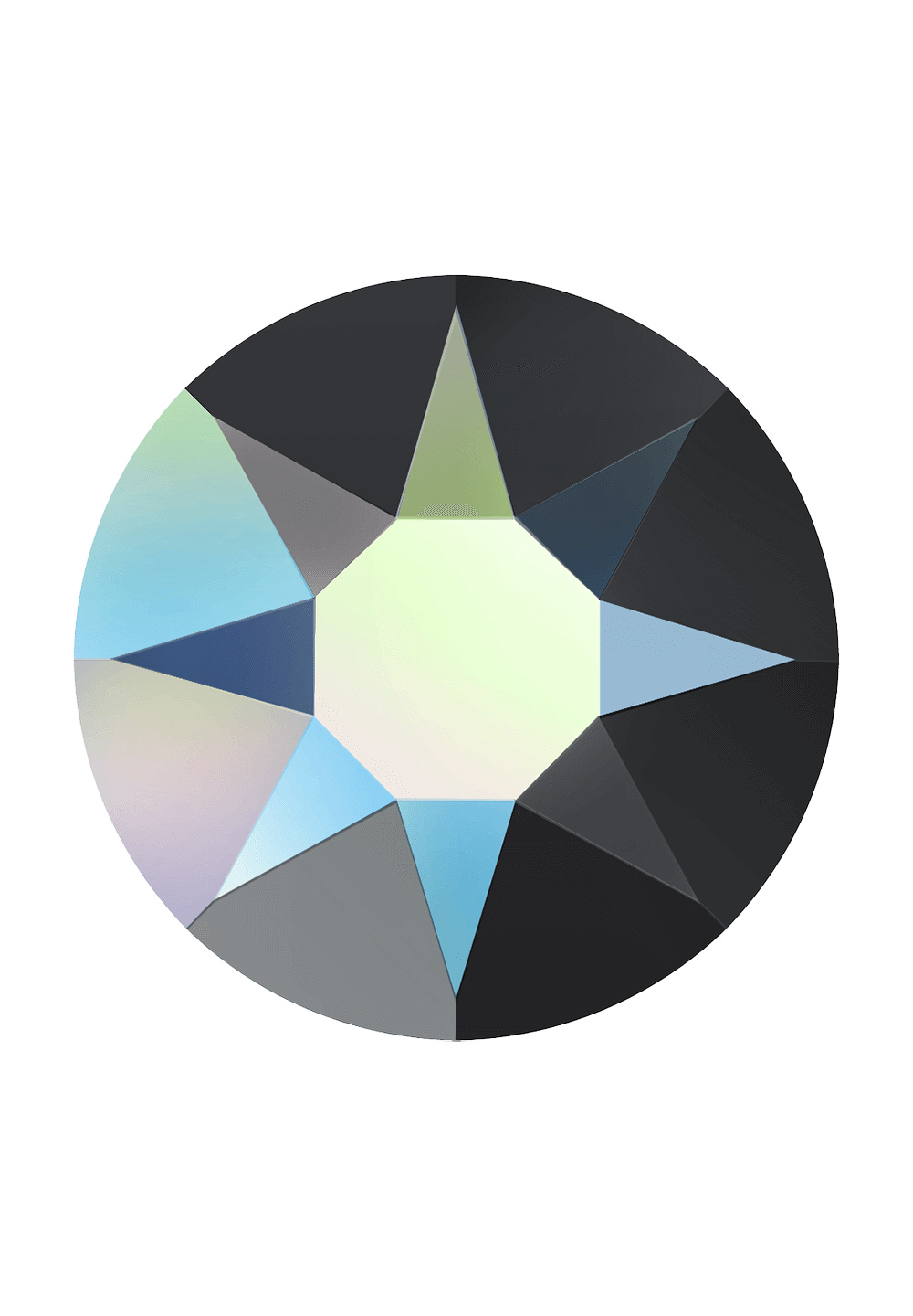 Swarovski Hot Fix 2078-Jet AB