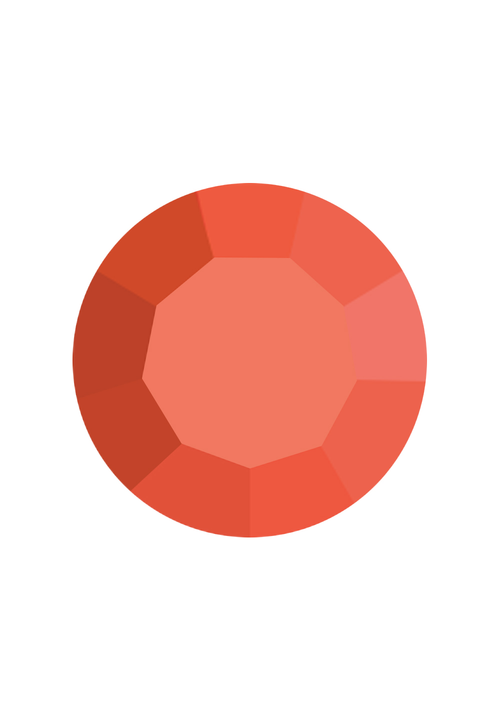 Preciosa Hot Fix VIVA12 (438 11 612)-Coral