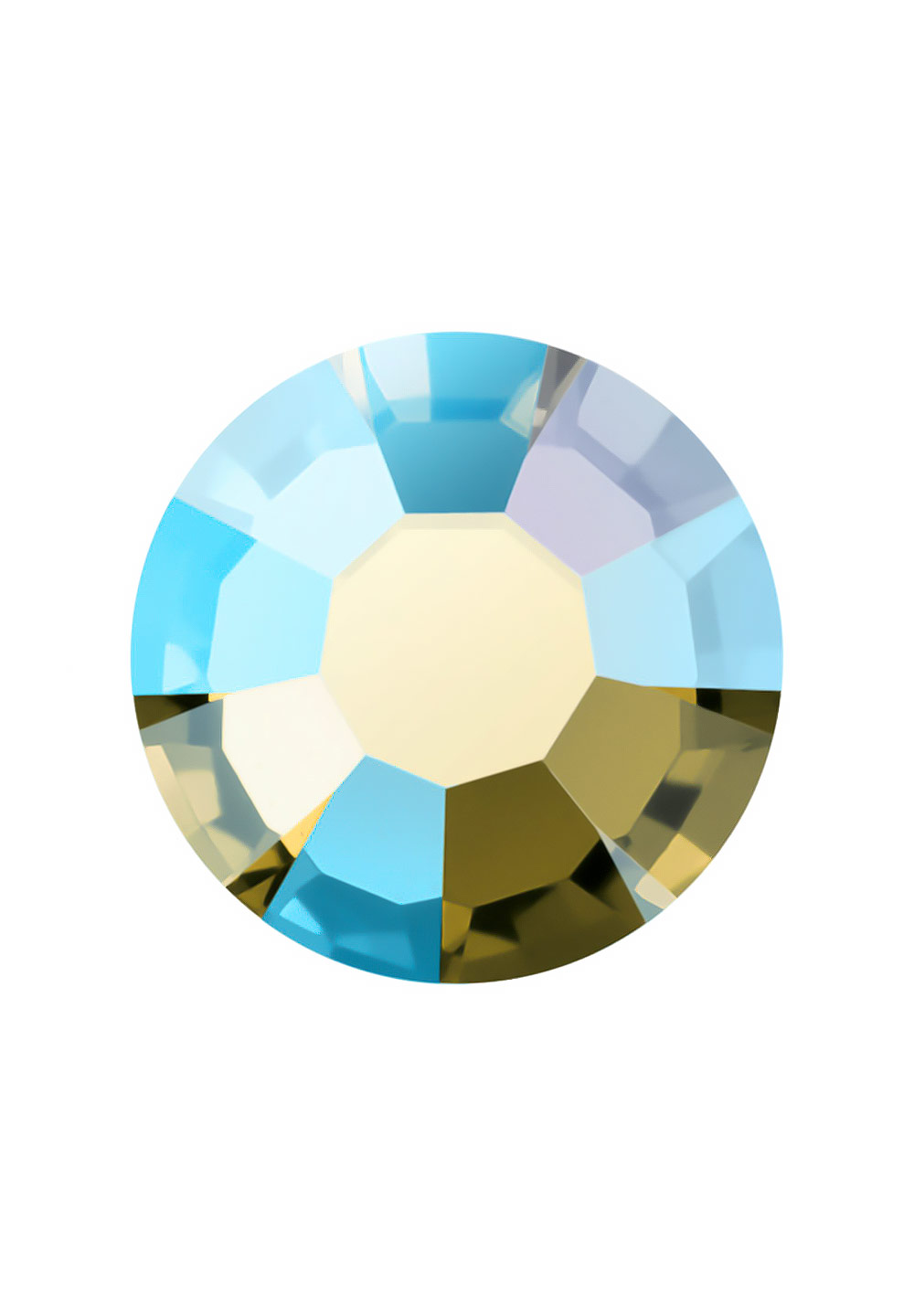 Preciosa Hot Fix VIVA12 (438 11 612)-Gold Beryl AB