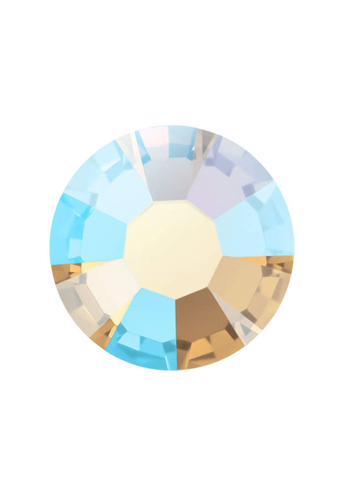 Preciosa Hot Fix VIVA12 (438 11 612)-Light Colorado Topaz AB