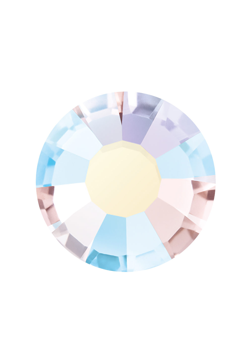 Preciosa Hot Fix VIVA12 (438 11 612)-Vintage Rose AB