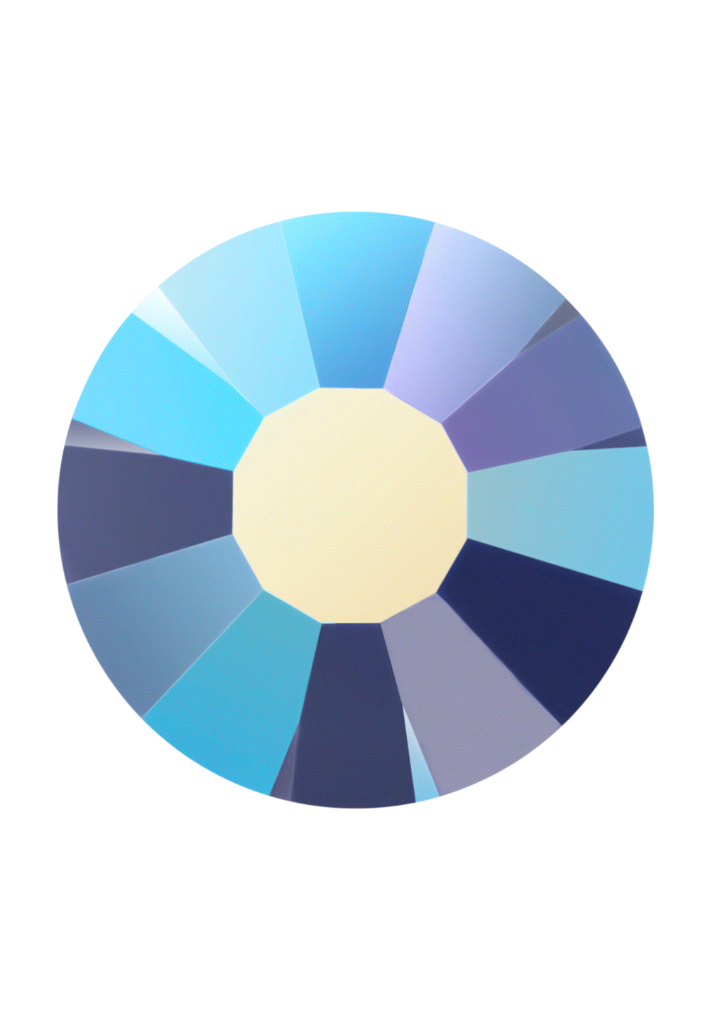 Preciosa Hot Fix MC Chaton Rose MAXIMA (ART. 438 11 615)-Deep Sea AB