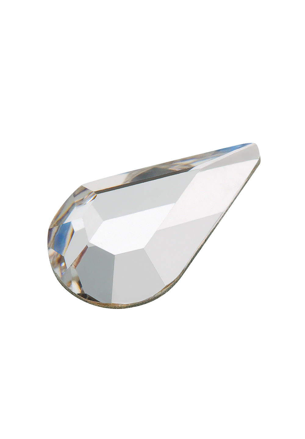 Preciosa Hot Fix Pearshape (438 15 110)-Crystal