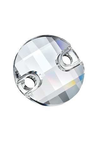 Preciosa Sew On Chessboard Circle MAXIMA 2H (438 61 303)-Crystal