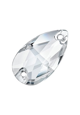 Preciosa Sew On Pear(438 67 301)-Crystal