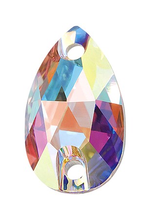 Preciosa Sew On Pear(438 67 301)-Crystal AB