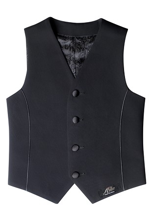 Armando Juvenile Ballroom Vest 00023-Black