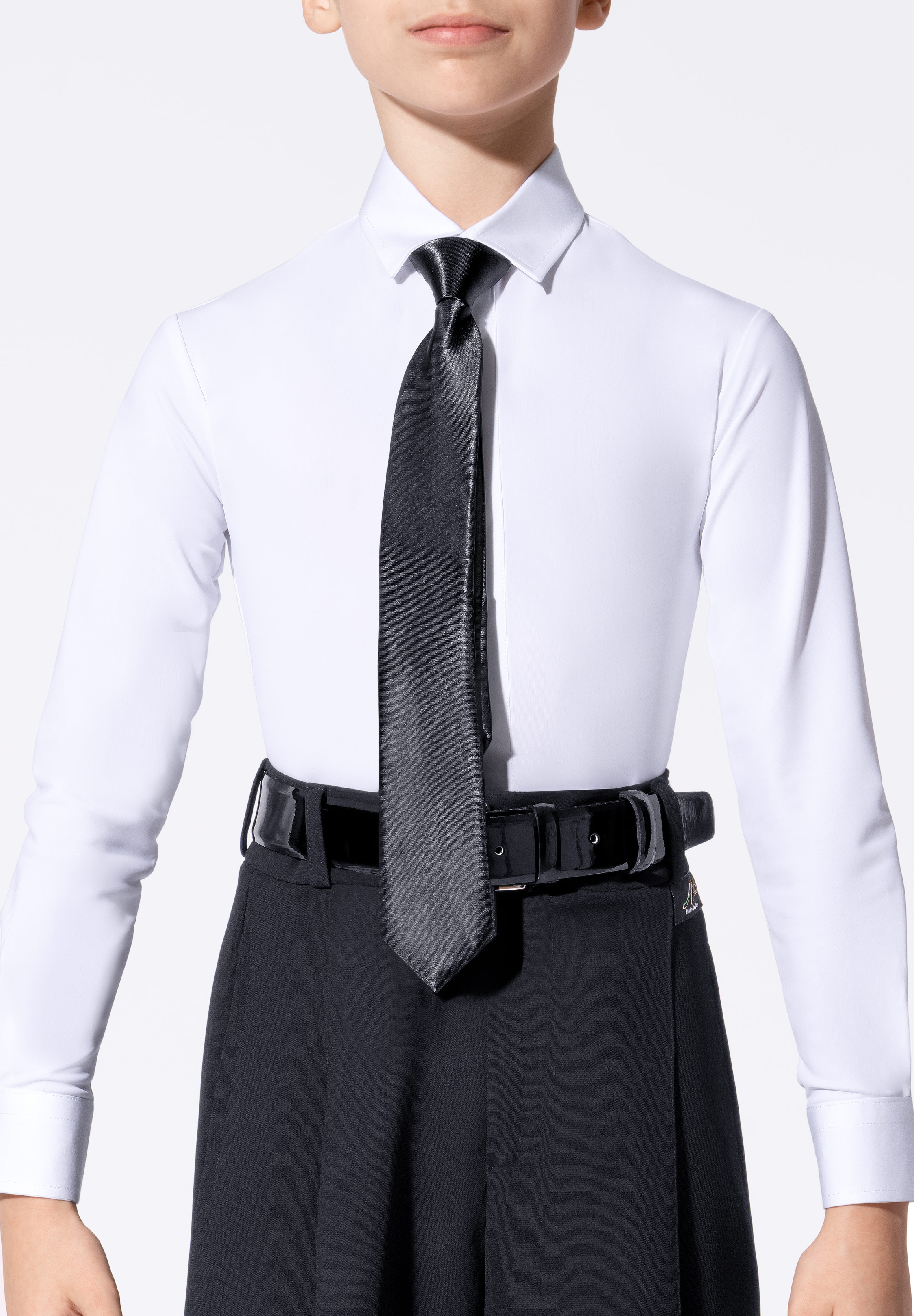 Armando Juvenile Basic Ballroom Shirt B00072-White
