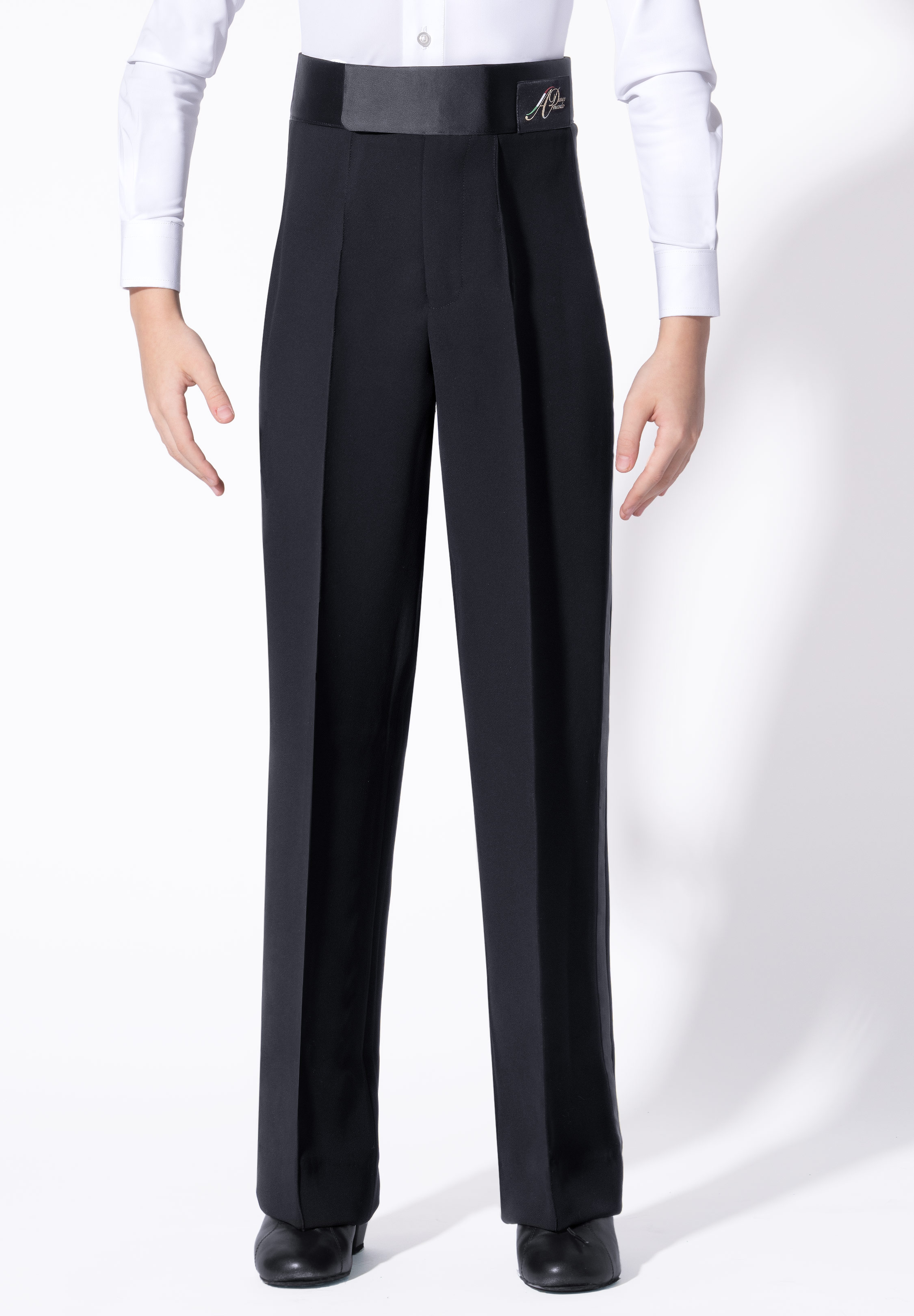 Armando Juvenile Trousers w/ Satin Waist & Side Binding B00016-Black