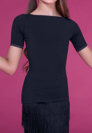 DSI Daria Juvenile Latin Top 3151-Black Crepe