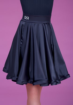 DSI Molly Juvenile Skirt 1091-Black Satin