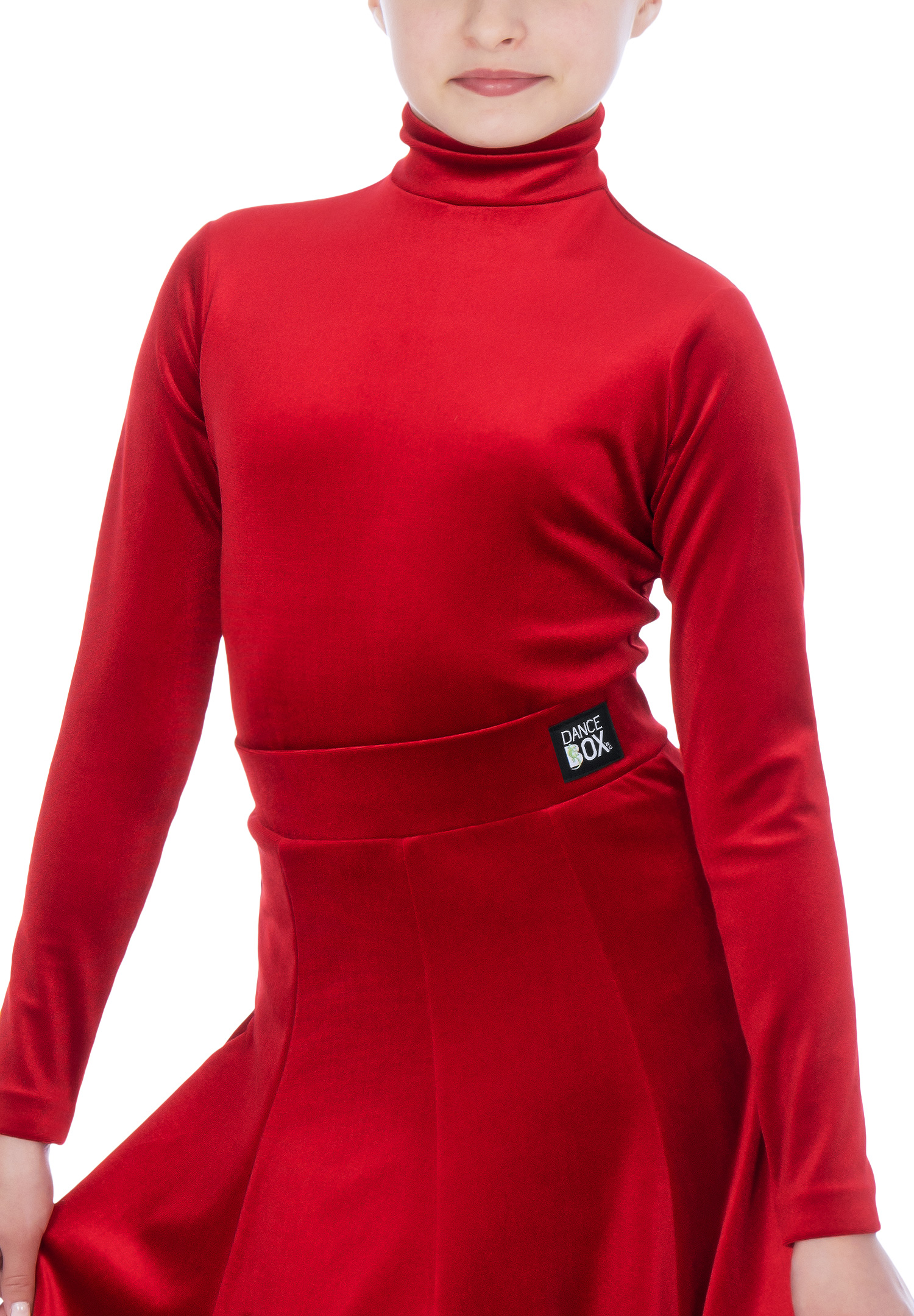 Dance Box Juvenile Nicki Velvet Body G20120005-02 Red