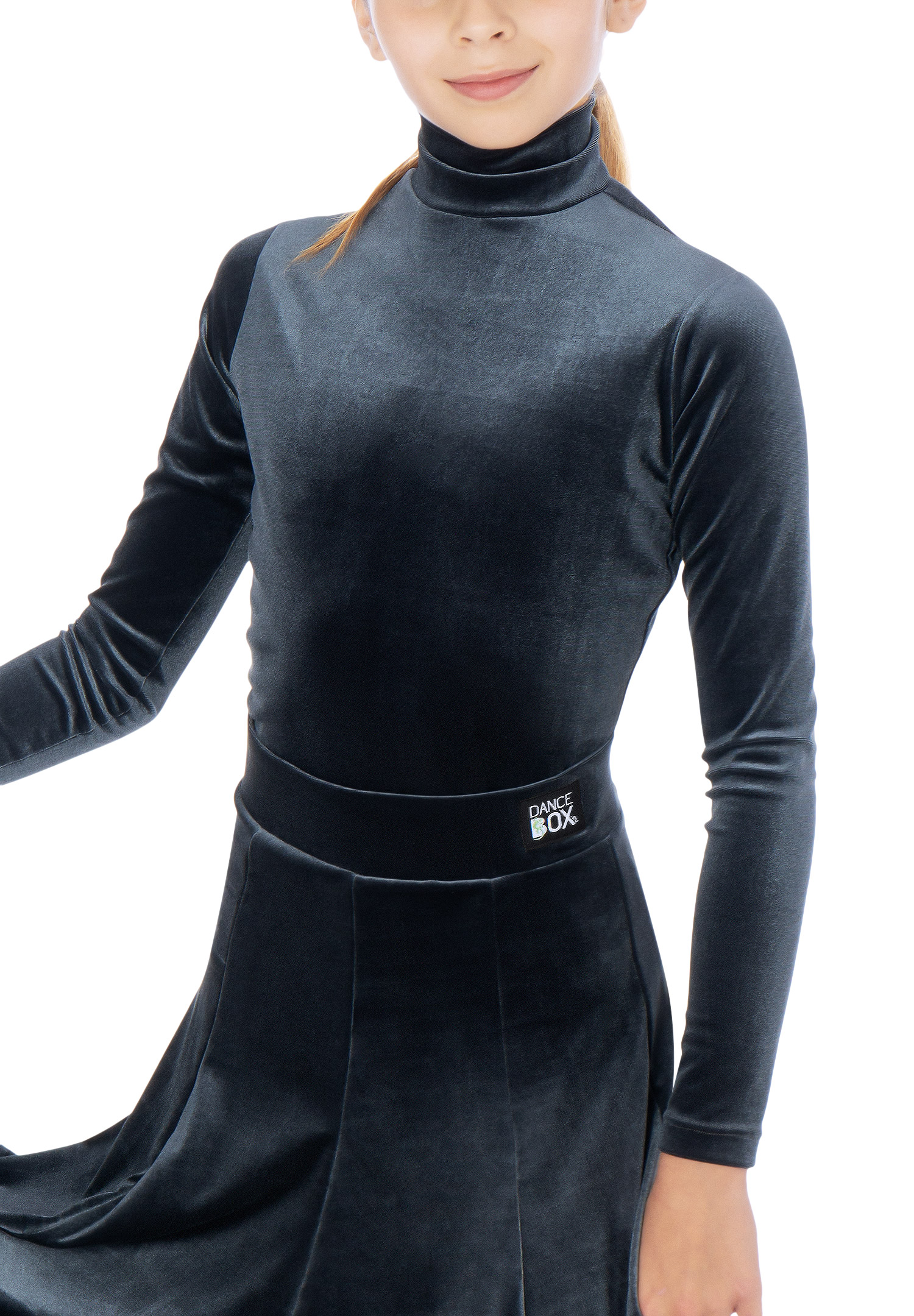 Dance Box Juvenile Nicki Velvet Body G20120005-04 Hematite