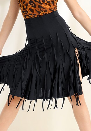 Gio Mio Sasha Girls Latin Skirt GM0138-Black