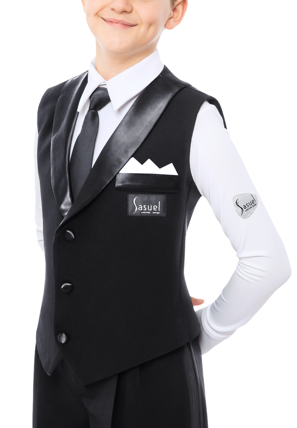 Sasuel Boys Ballroom Basic Waistcoat