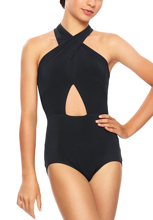Sasuel Girls Evelyn Practice Leotard -Black