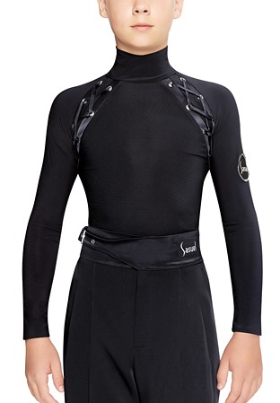Sasuel Junior Latin Shirt Andres-Black