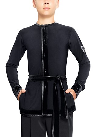 Sasuel Junior Latin Shirt Dexter-Black