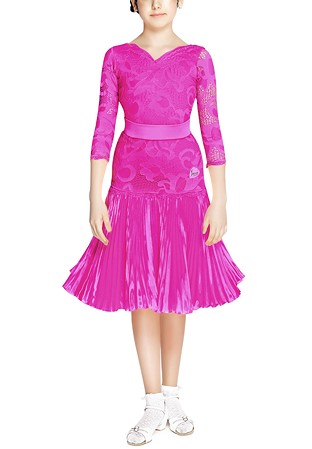 Sasuel Juvenile Dress Clementine-Fluo Pink