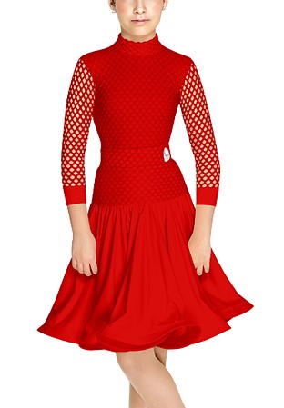 Sasuel Juvenile Dress Nina-Red
