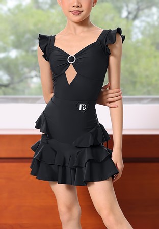 TID Shadow Flare Girls Dance Set CL2424-Black