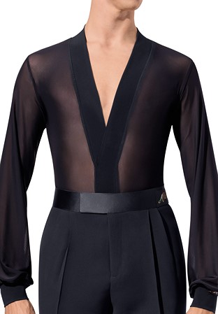 Armando Mens Mesh Shirt 00242-Black