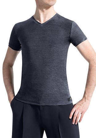 Armando Mens Practice Dance Top 00028-Grey